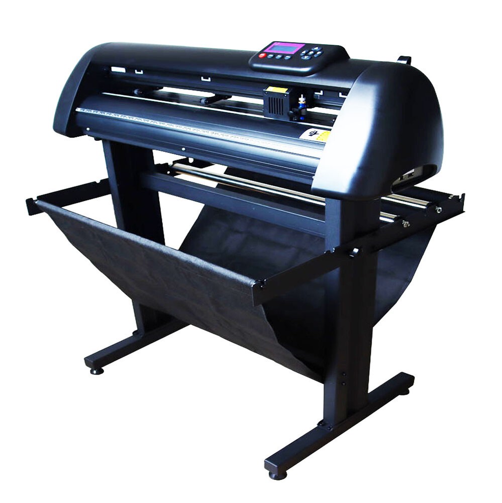 24'' Vinyl Cutter Plotter Cutting Machine w/ Automatic Contour Cutting LCD Scree