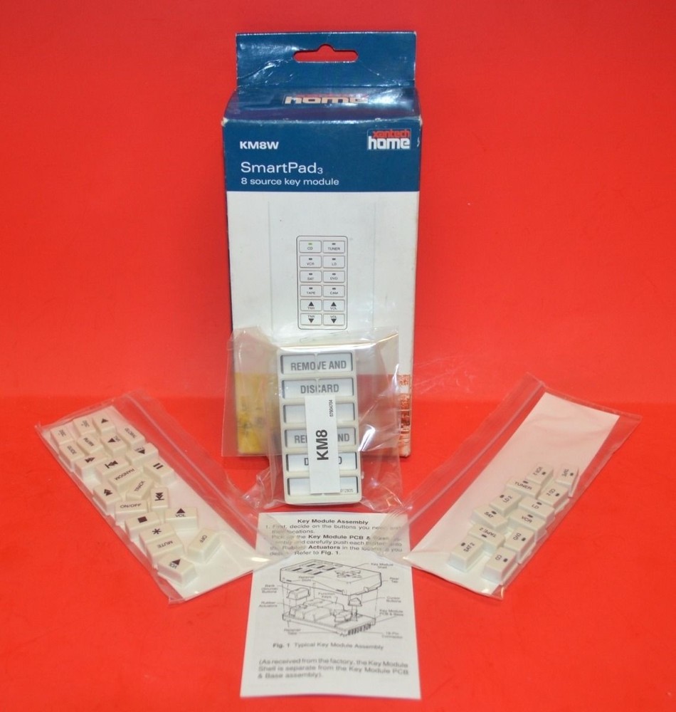 Xantech Home SmartPad3 8 Source Key Module KM8W 042777310036