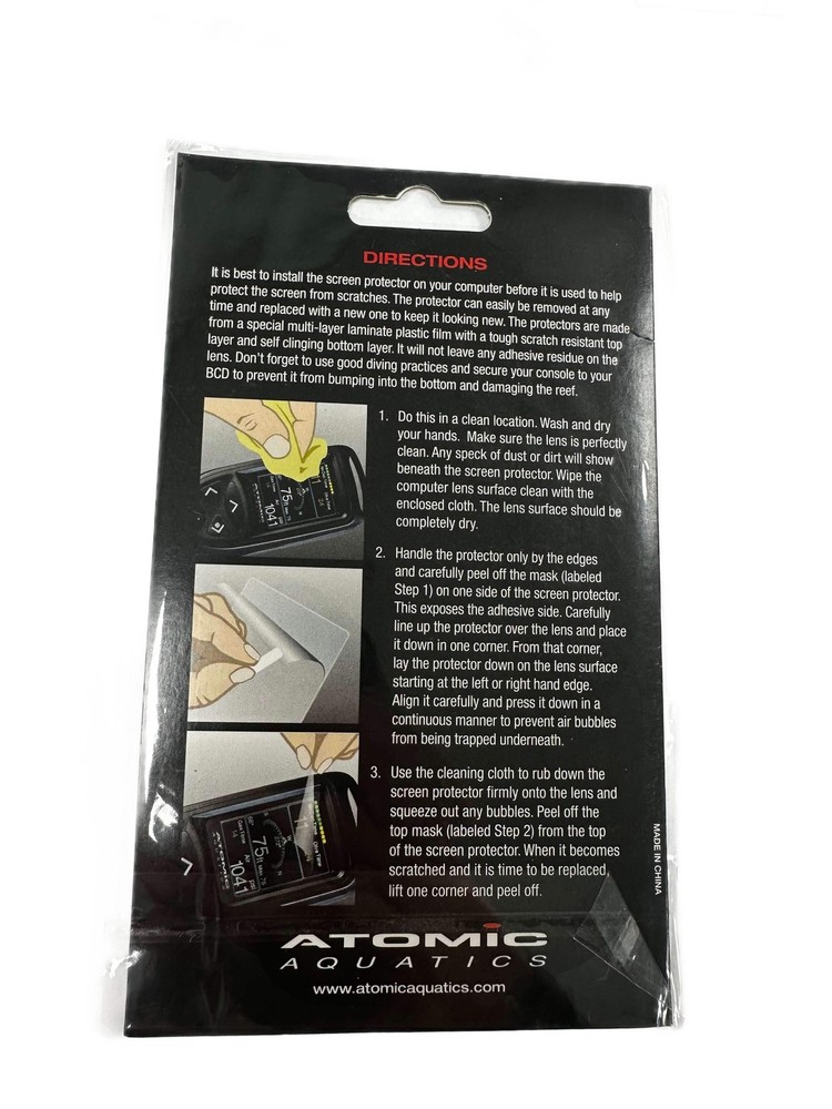 Atomic Aquatics Screen Protector for Atomic Cobalt Dive Computer
