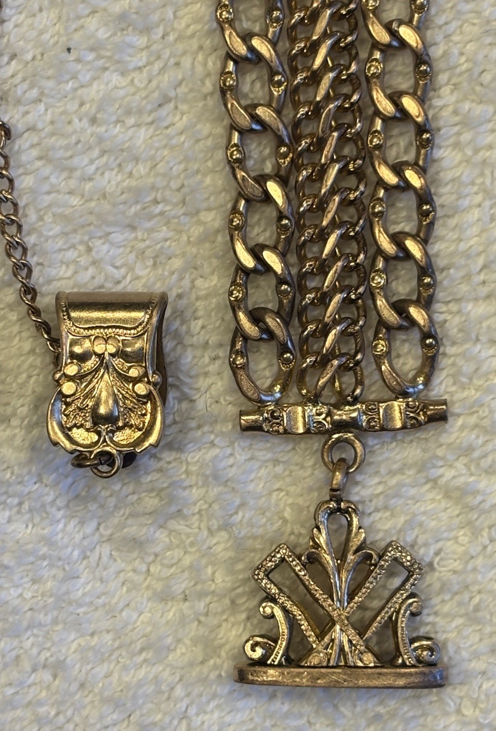 Antique Victorian Gold Filled Vest Pocket Watch Fob