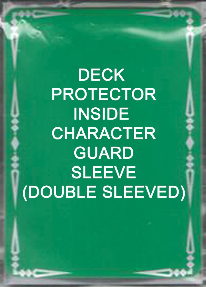 60 KMC Over Sized Character Guard Silver Scroll Sleeves Mini Small Size Double