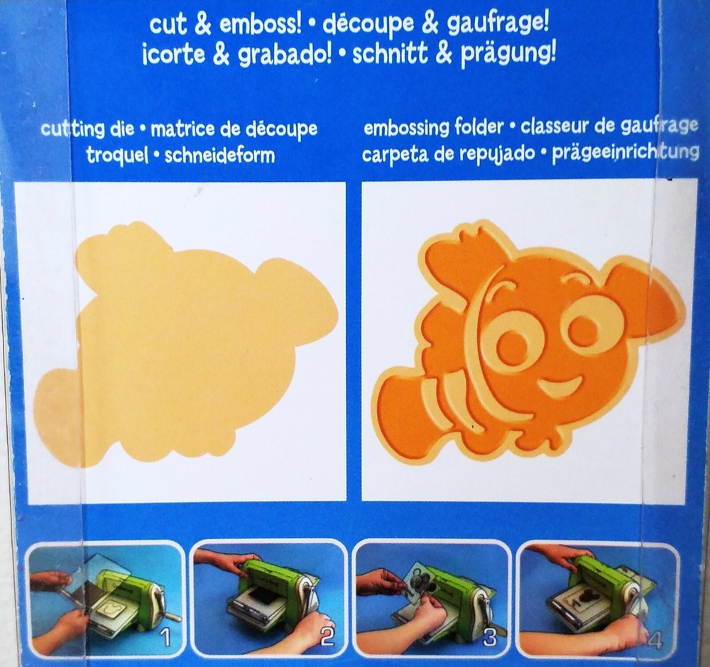 CUTTLEBUG Provo Craft ~ DISNEY ~ FINDING NEMO ~ Cut & Emboss! --- SEALED -- NEW