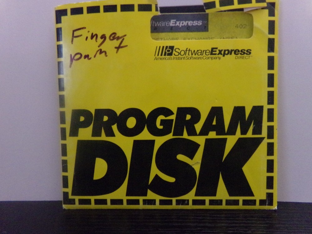SoftwareExpress NSE Finger Paint Floppy Disk