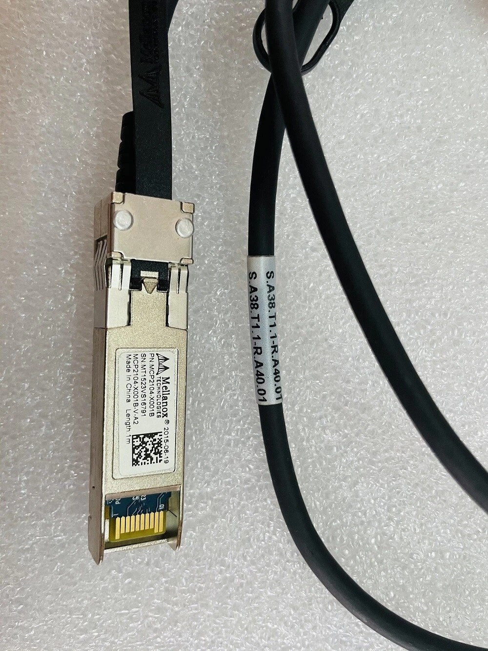 Mellanox 10G SFP+ 1M Passive DAC Copper Twinax Cable MCP2104-X001B