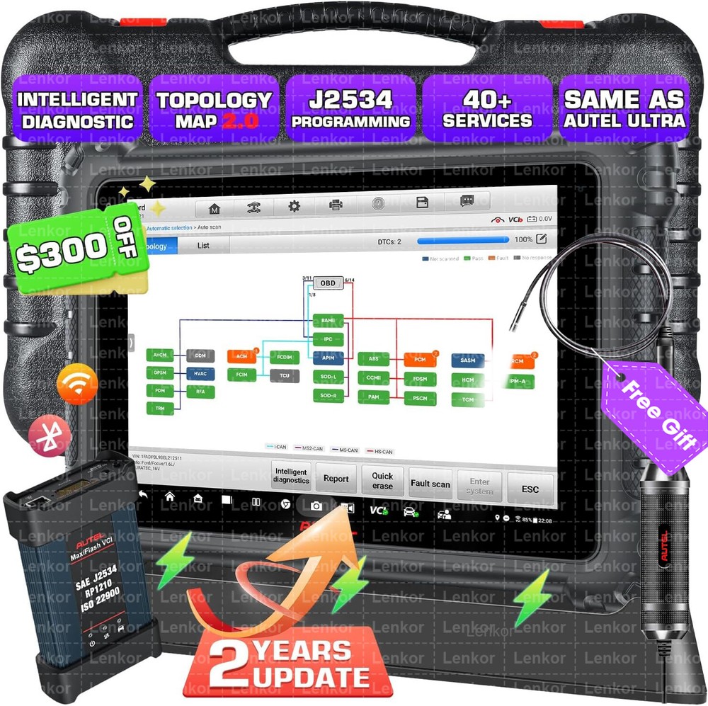 2023 Autel MaxiSys ULTRA Lite MS919 Diagnostic Scanner Advanced VCMI Programming