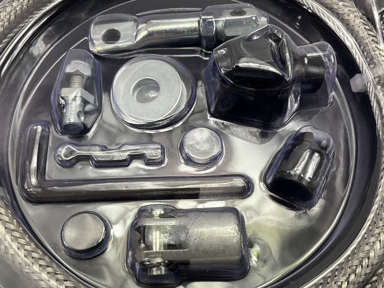 Spectre 2431 Universal Throttle Cable Kit With Adapters And Hardware, ~35"