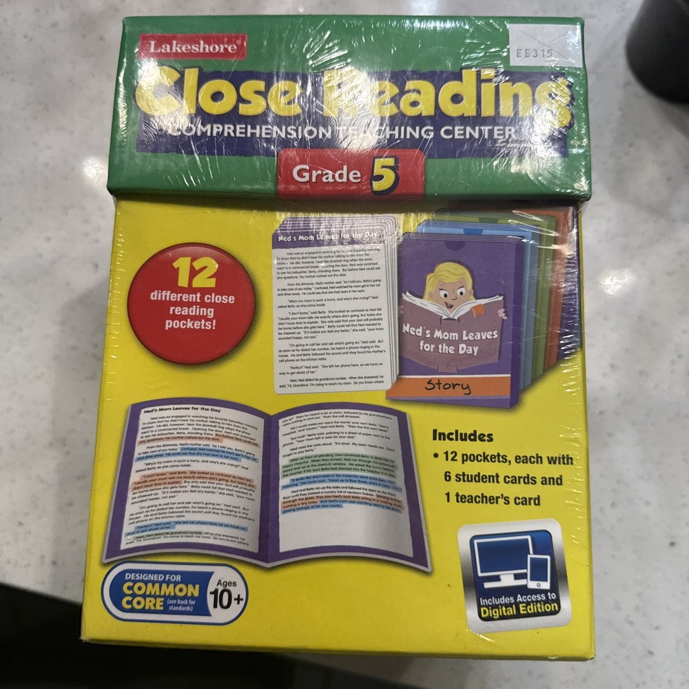 +Lakeshore Close Reading Comprehension Teaching Center Grade 5