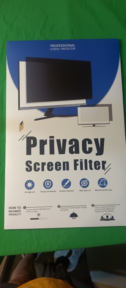 Computer Monitor Screen Filter/Protector From UV And Blue Light