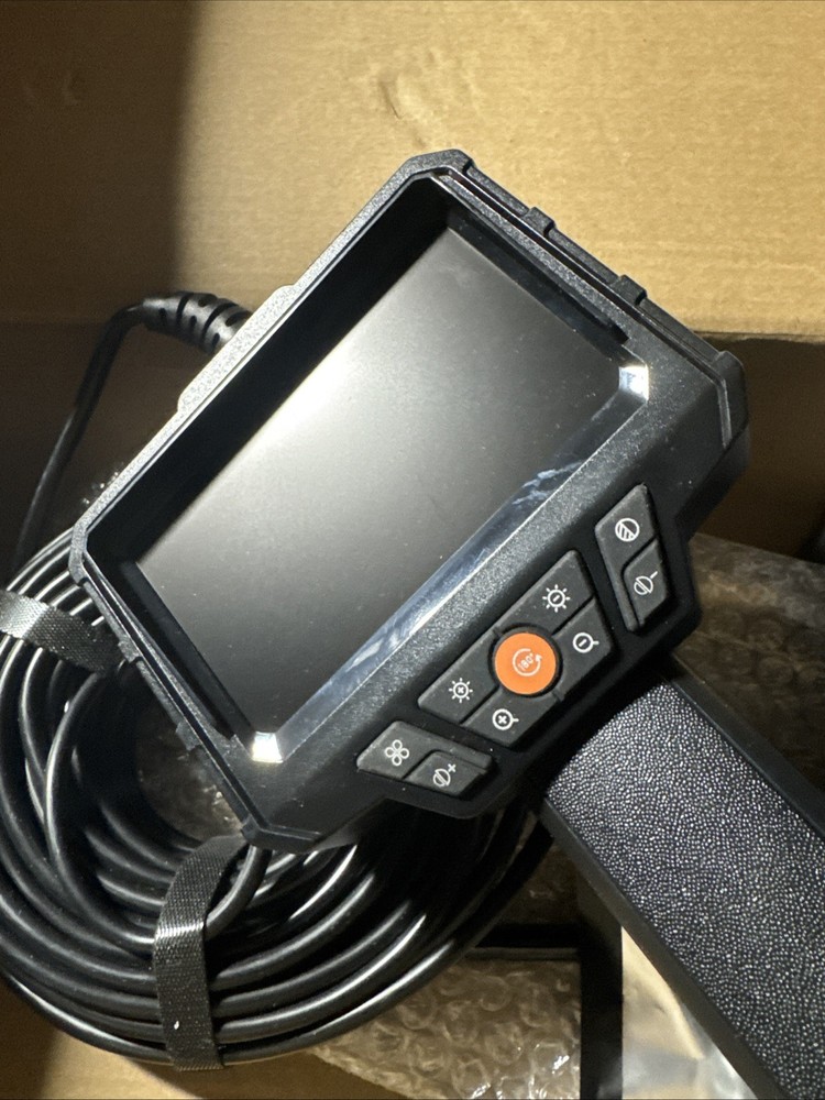 Endoscope Camera with Light, Borescope Camera with 4.3" IPS Screen, 1080P HD C30