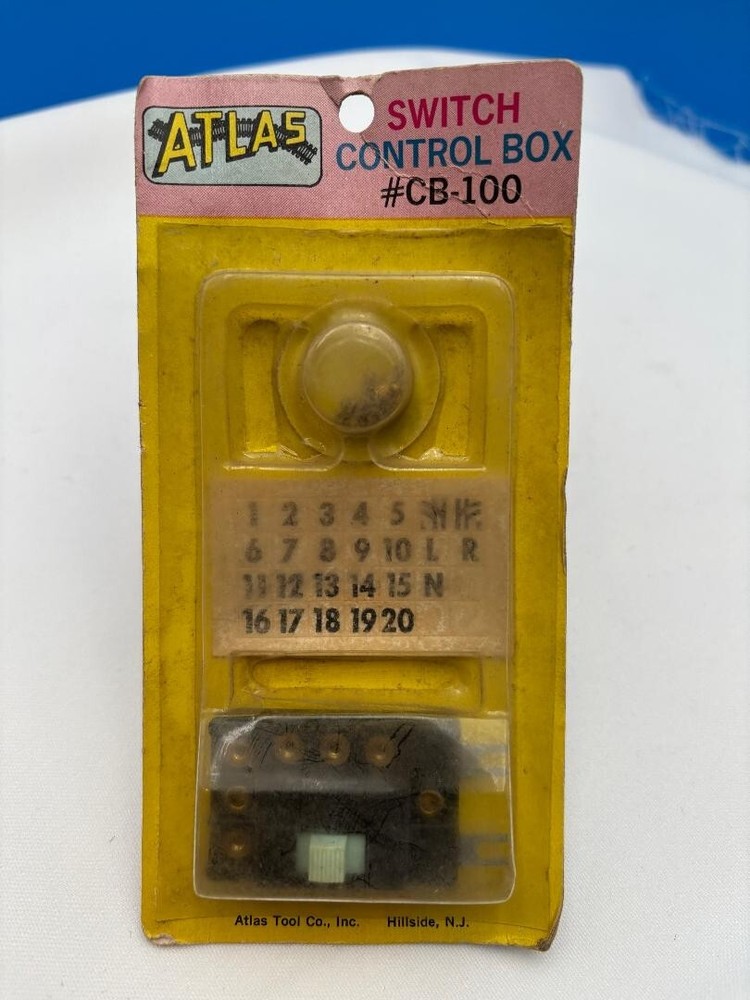 Atlas HO Scale Switch Control Box # CB-100  NOS Sealed