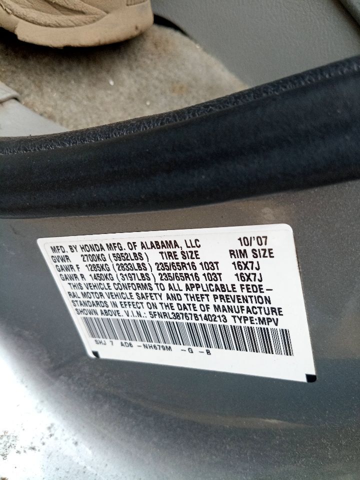Used A/C Selector Switch fits: 2007 Honda Odyssey front EX Grade A