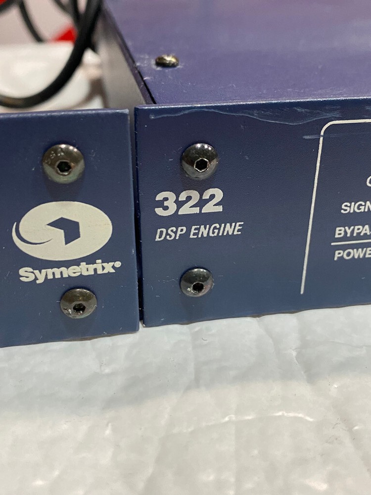 Symetrix 322 - 2 Input 2 Output Multi-Function DSP Processor With rack mount