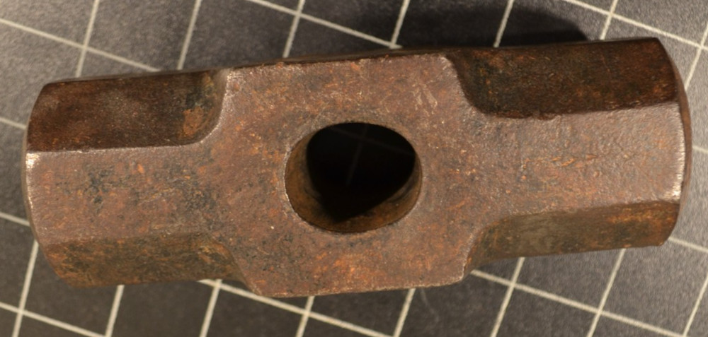 TRUE TEMPER - 8# - SLEDGE HAMMER HEAD - NICE MARKINGS - BLACKSMITH - VERY GOOD