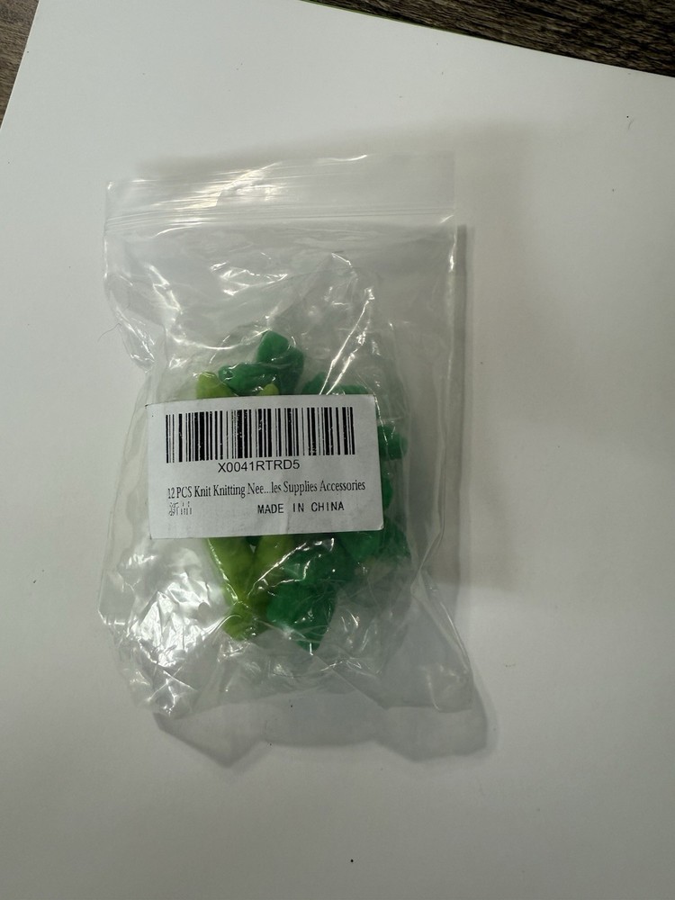 12pcs Knitting Needle Covers Pot Leaf Design