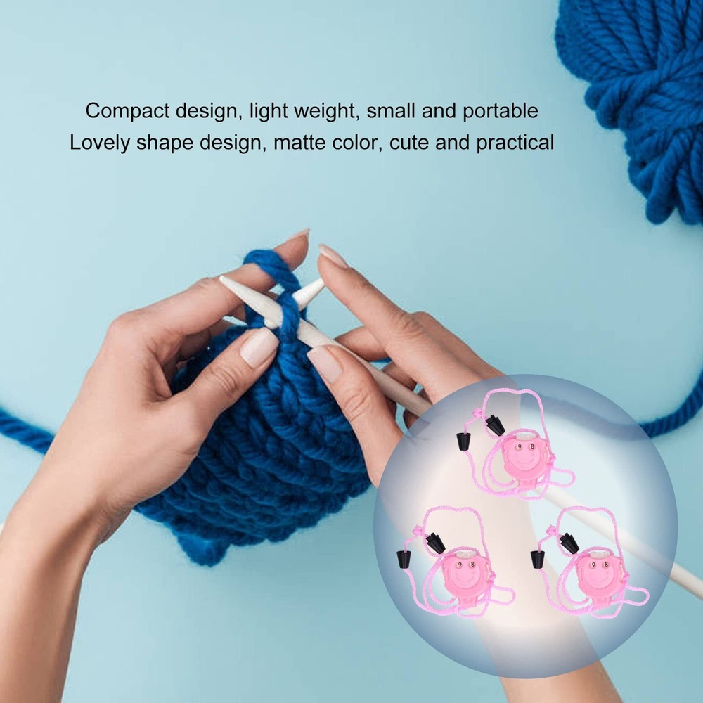 Crochet Row Counter, Mini Practical Compact Design Knitting Stitch Counter fo...