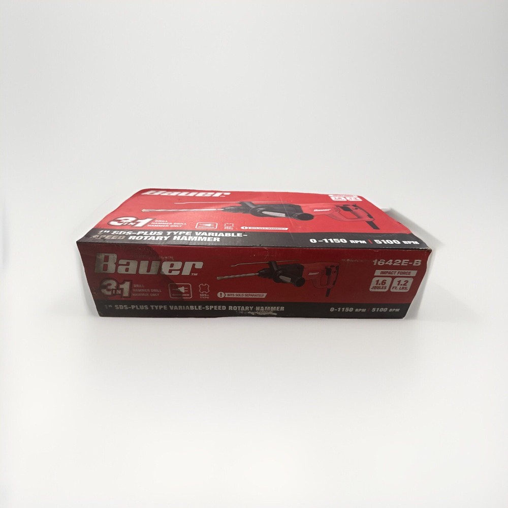 3 In 1 Bauer Drill, Hammer Drill, Hammer Only.