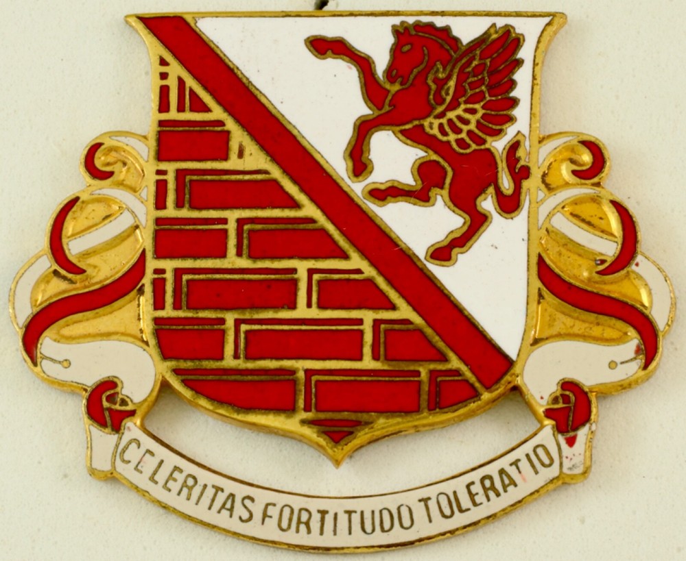 809th Engineer Battalion (AVN) Crest DI/DUI CB Japan HM