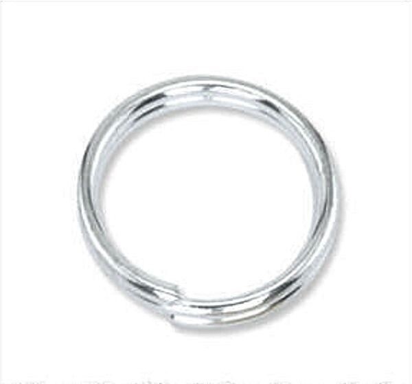 144 Silver Plated 8mm Round Split Rings to Secure your Charms *