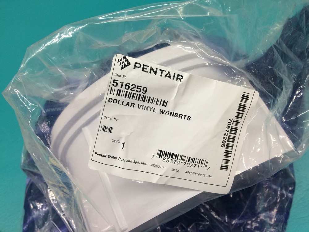 Pentair Collar Vinyl With Inserts #516259 Pool Spa