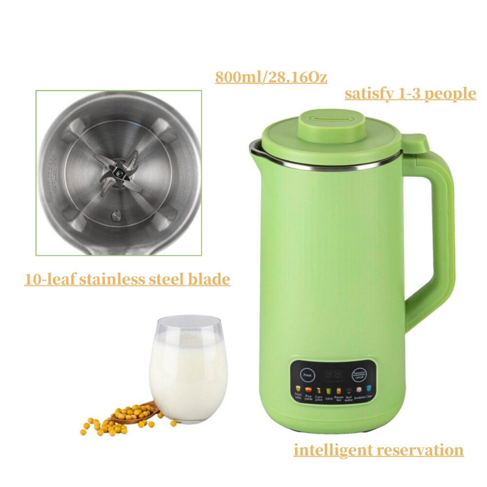 Electric Soymilk Machines Automatic Heating Wall Breaking Cooking Nut Milk Maker