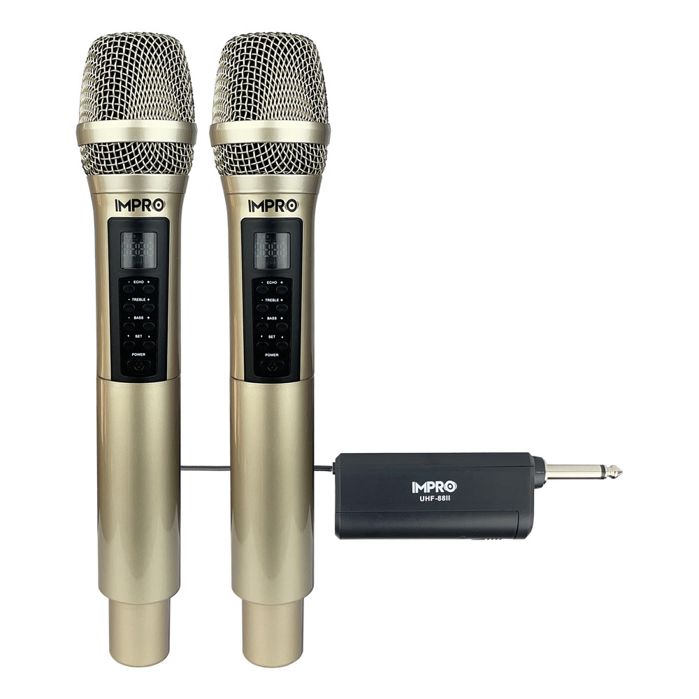 ImPro UHF-88II Professional UHF Wireless Microphones With Vocal Enhancer