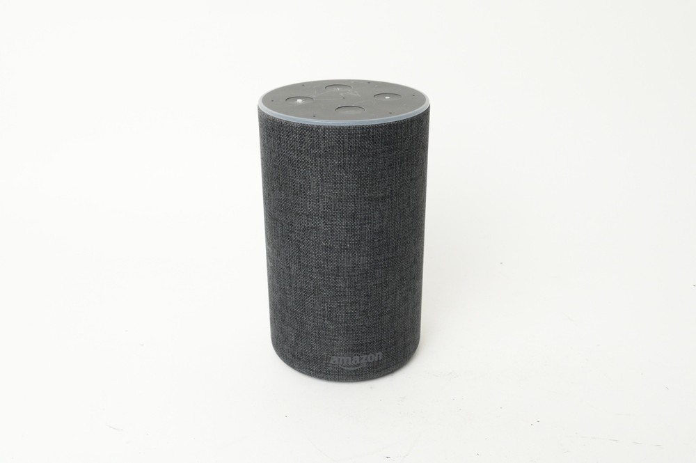READ Amazon Echo 2nd Gen Smart Speaker Gray READ - NO PWR CORD