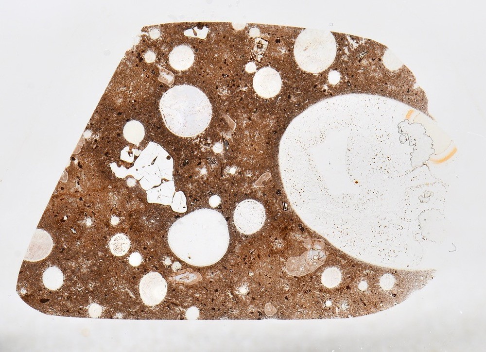 AGATE ACHAT Waldhambach Germany interesting thin section microscope slide