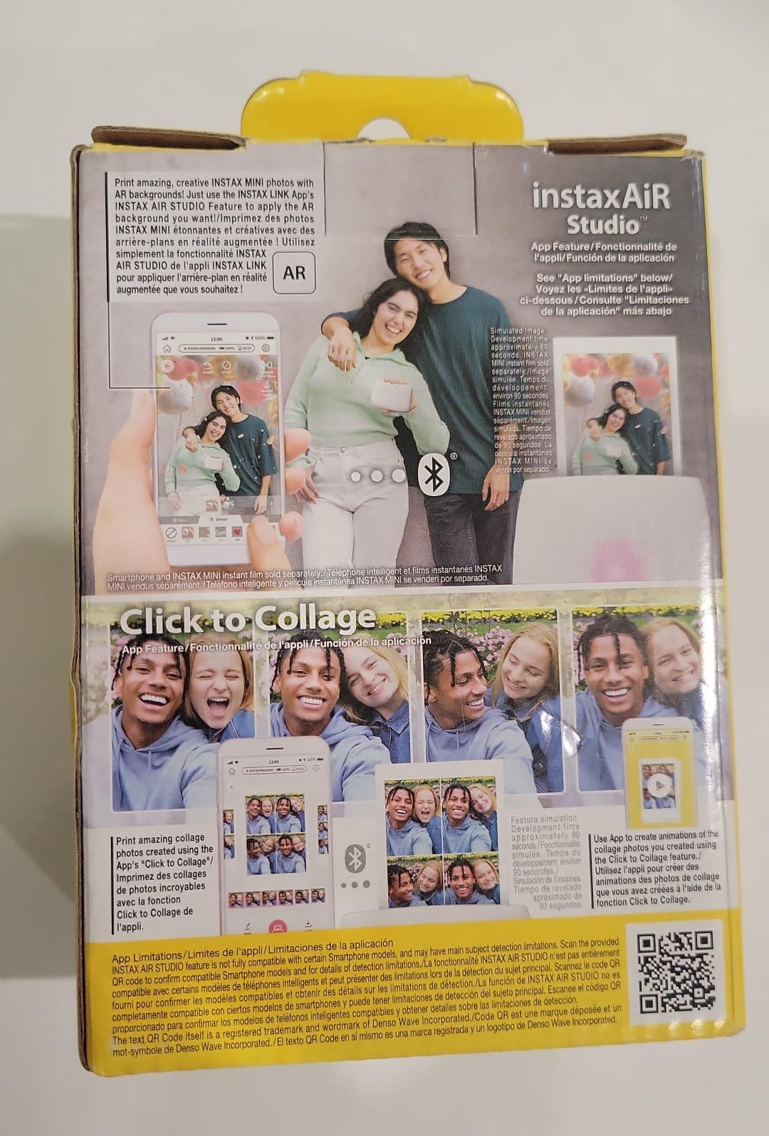 Fujifilm Instax Mini Link 3 Printer (Clay White) open box