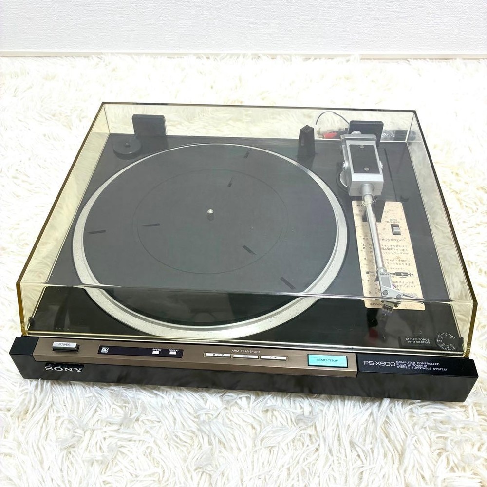 Sony PS-X600 Quartz Lock Direct Drive Fully Automatic Turntable Tested Working