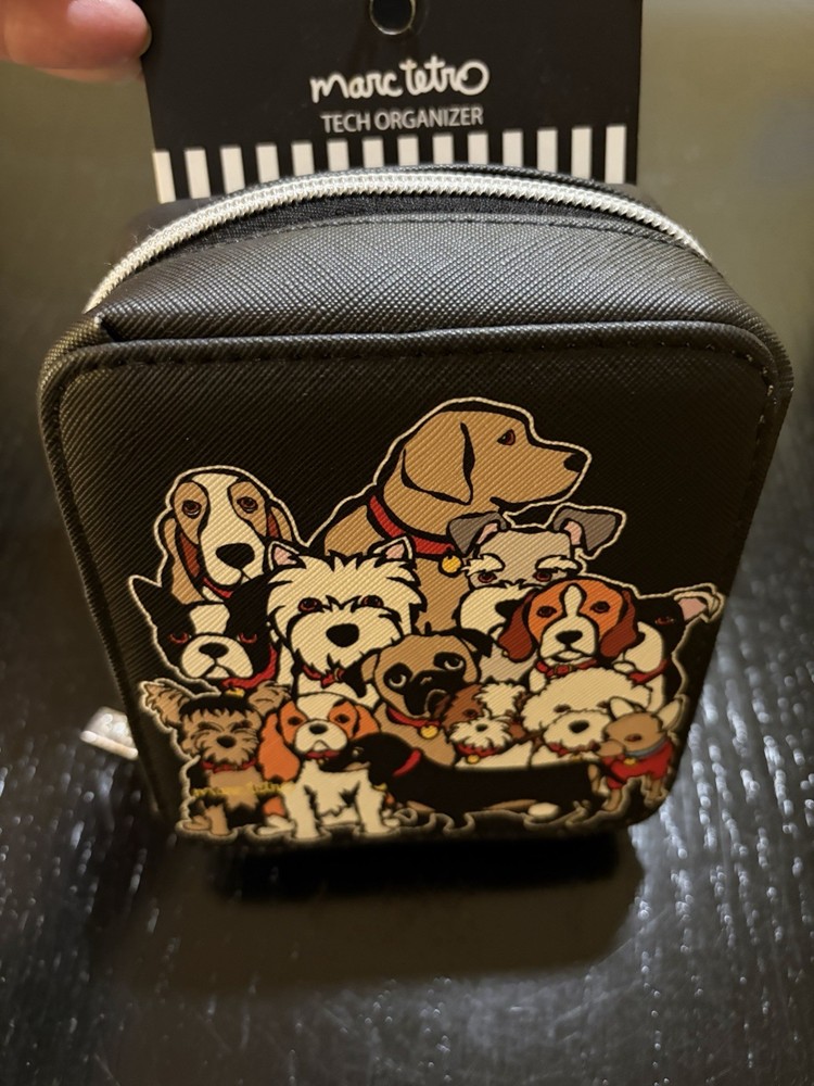 Marc Tetro Tech Organizer Case w/Multi-Breed Pups 4.5" x 5"