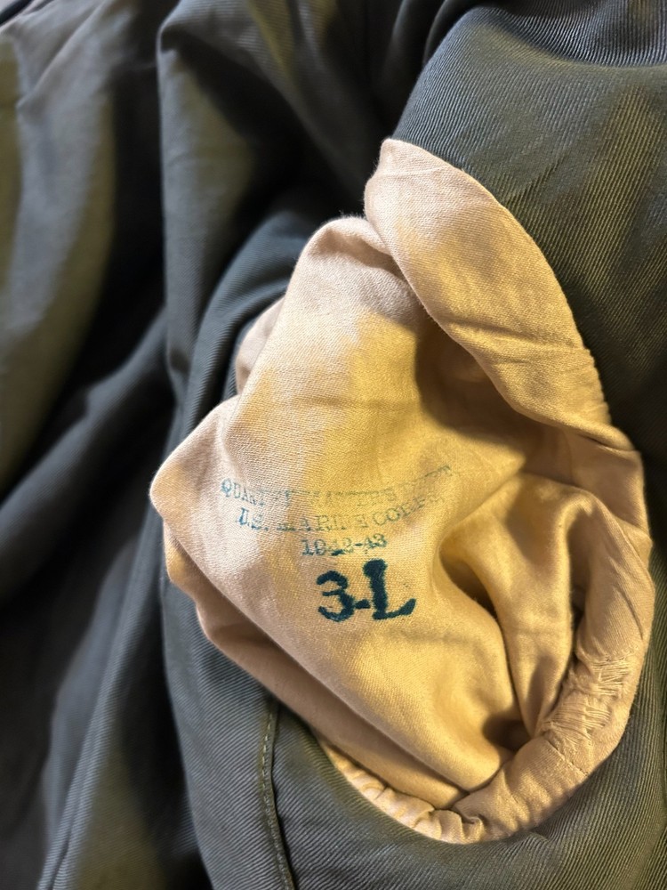 WWII USMC Marine Corps Wool Overcoat / Uniform