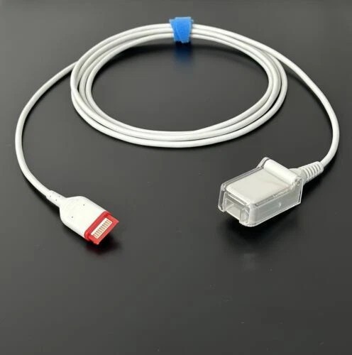 Extension Cable SpO2 Sensor Probe Adapter 9Pin Compatible For Masimo Rad-97
