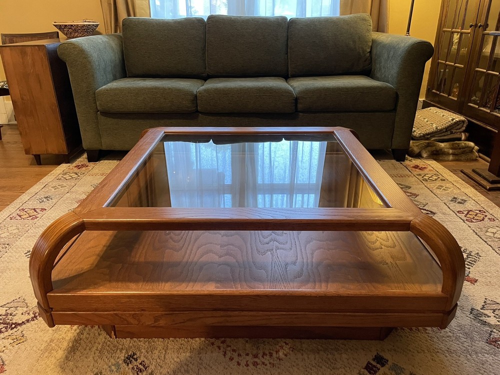 Post-modern Coffee Table, Square, Hodges-style 70’s 80’s