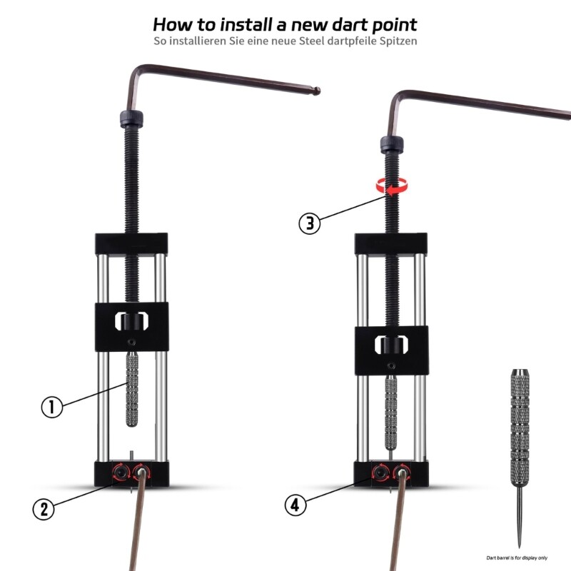 Precisions Engineered Darts Points Handy Tool Set for Smooth Darting Experience