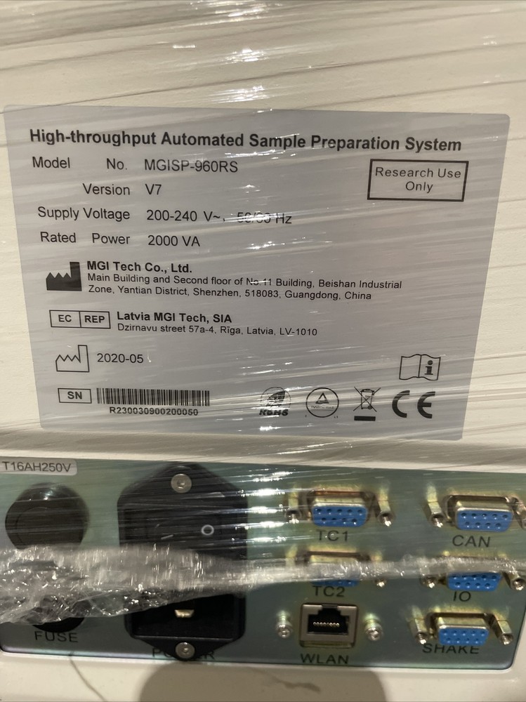 MGI MGISP-960RS High-Throughput Automated Sample Preparation System