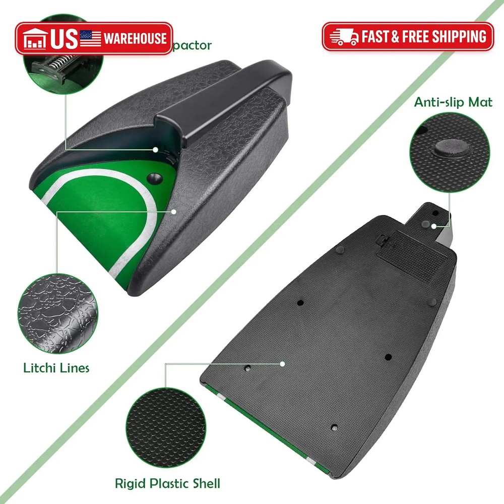 Automatic Putting Machine - Auto Returning Golf Cup Training Aid for Indoor/Outd