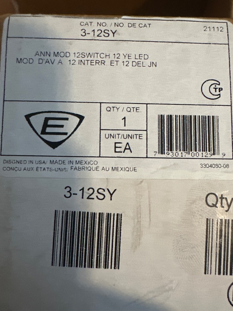 Edwards 3-12SY | Same Day Shipping (SEALED)