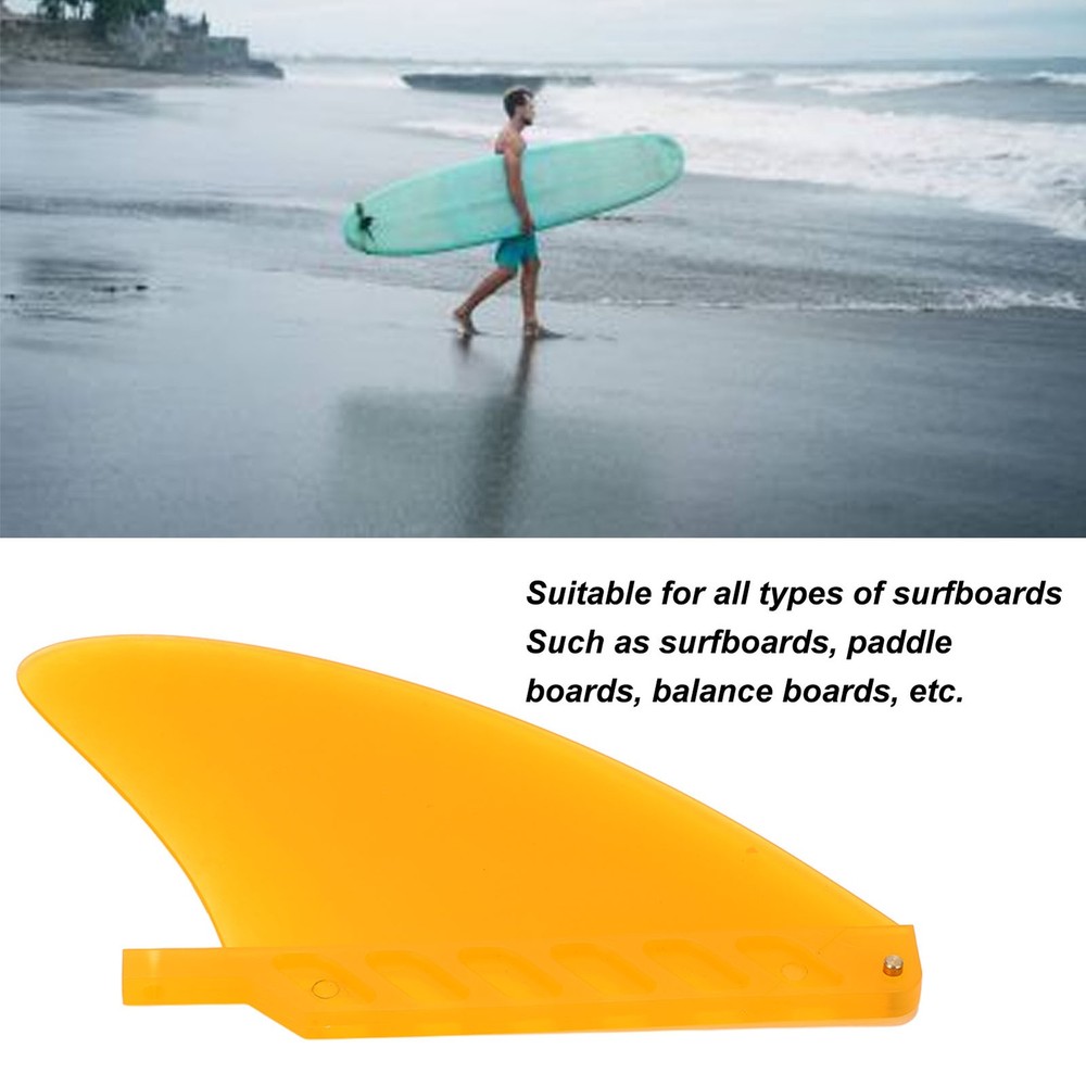 Surfboard Fin PVC Longboard Paddle Board Large Tail Fin Replacement Surfing
