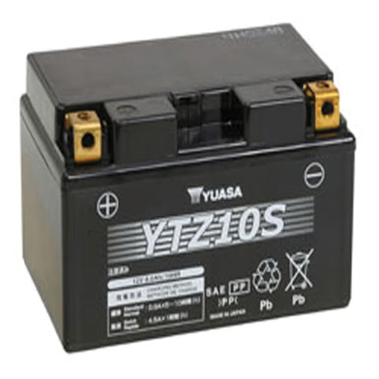 Yuasa Factory Activated Maintenance Free Battery - YTZ10S Motorcycle ATV/UTV PWC