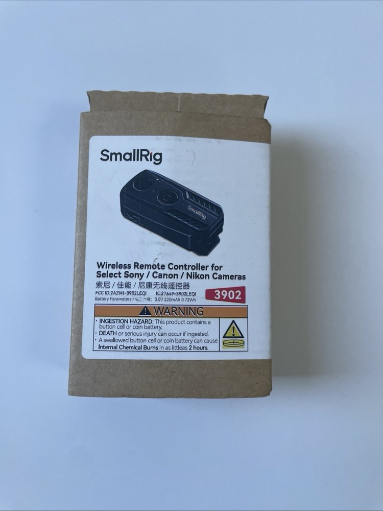 SmallRig Bluetooth Wireless Remote Controller for Sony A7R IV/Canon/Nikon