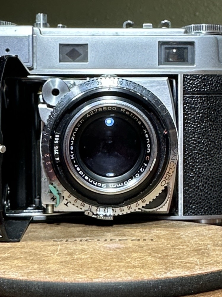 Kodak Retina IIIc Rangefinder Camera + Case + Manual
