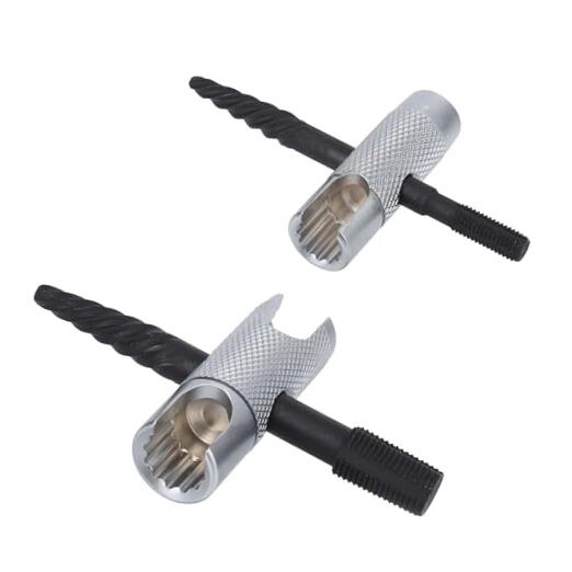 2pcs Grease Fitting Tool, 4-in-1 Zerk Fitting Tool for Installation Remover
