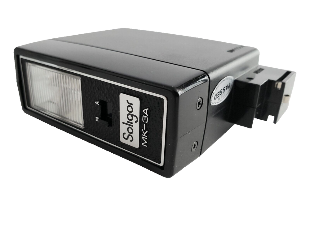 Vintage SOLIGOR MK3A Electronic Computerized Flash - Works w any Hot Shoe Camera