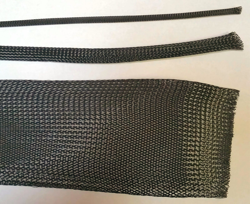 Braided Sleeving, Black, Wire Harness Covering, Loom