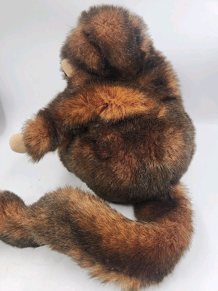 Folkmanis Monkey Puppet Plush Full Body Brown Monkey Chimp Long Tail
