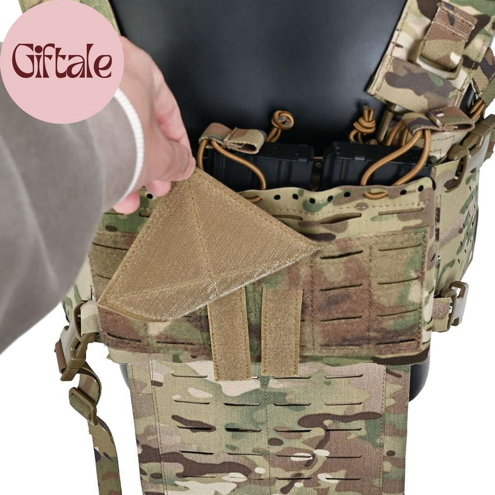 Molle Patch Panel,Hook&Loop Adapter Panel for Patch Badges,Tactical Molle Hook a