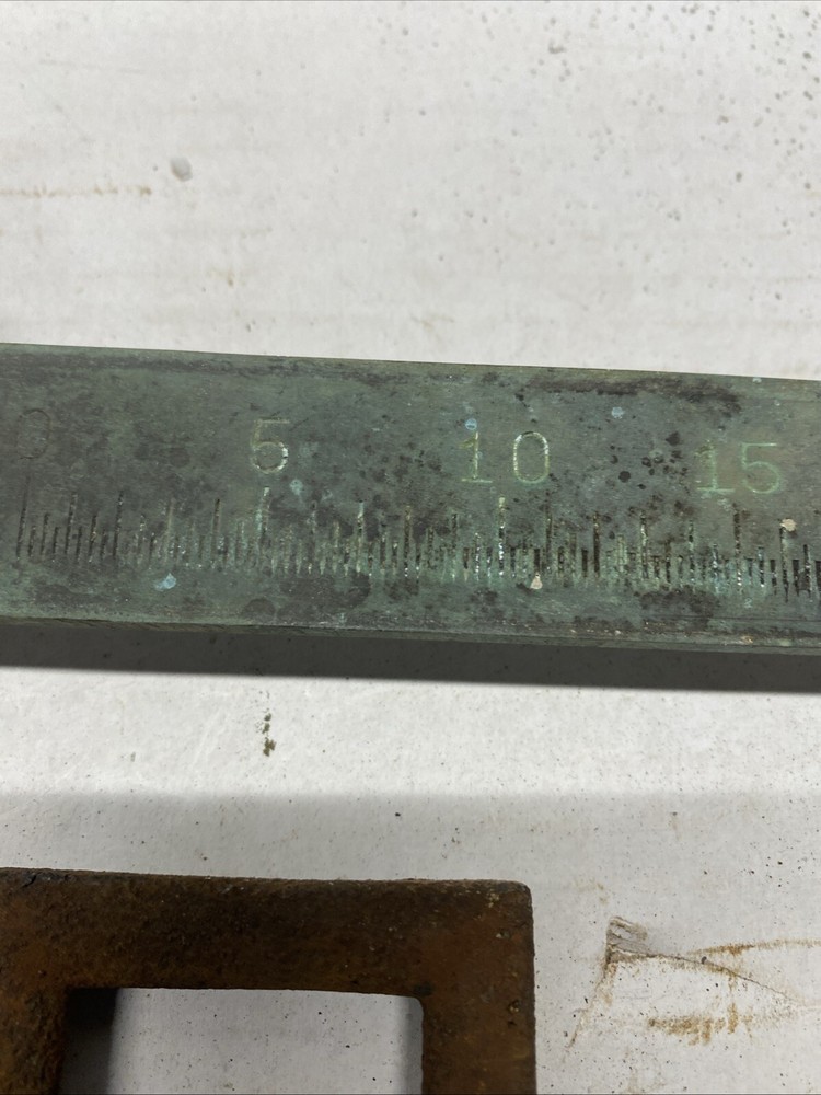 Fairbanks Platform Scale Bar Brass FB-08