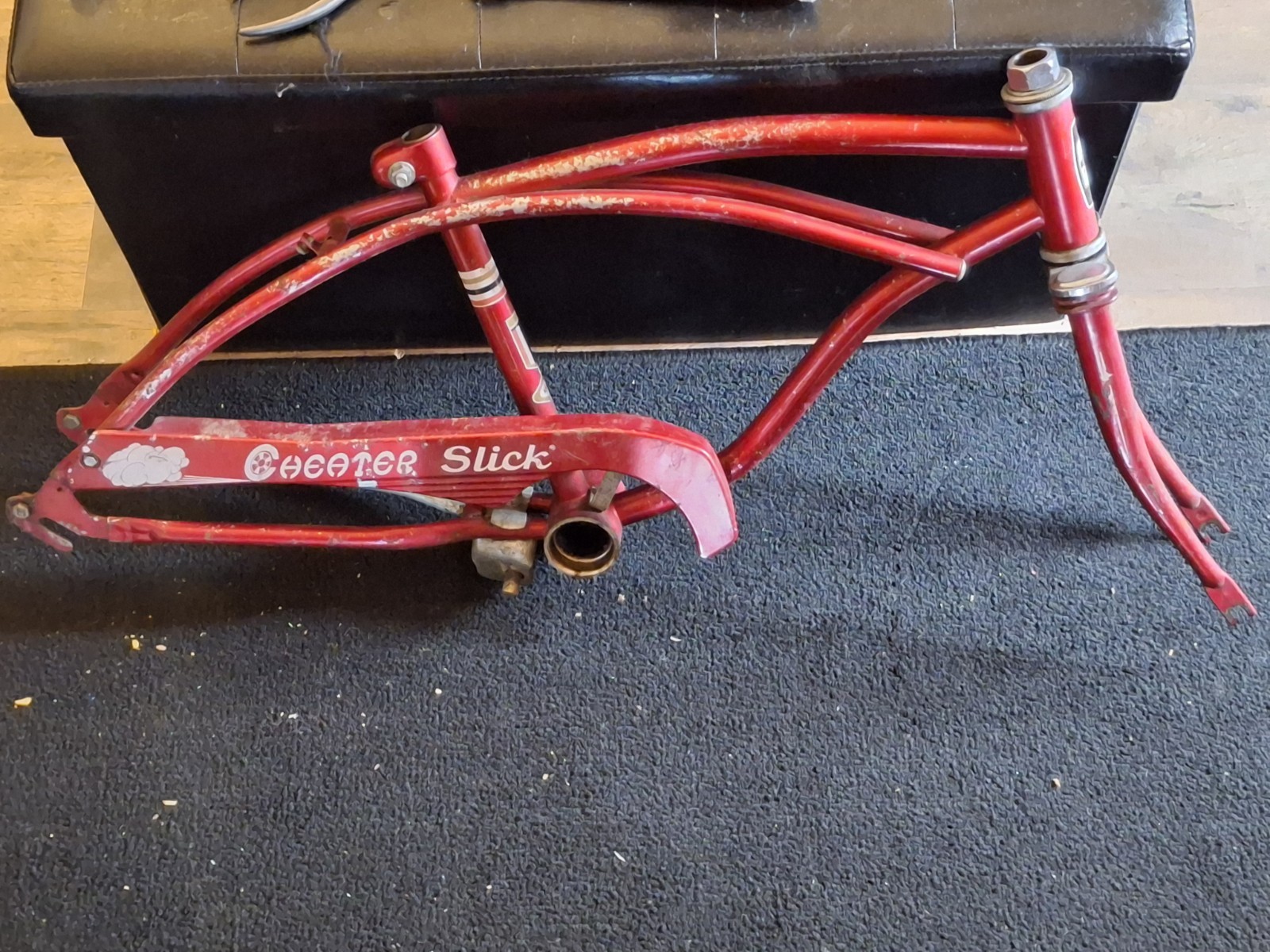 Huffy Cheater Slick 3 Speed Muscle Bike Frame Set Huffy Vintage 1966 Original