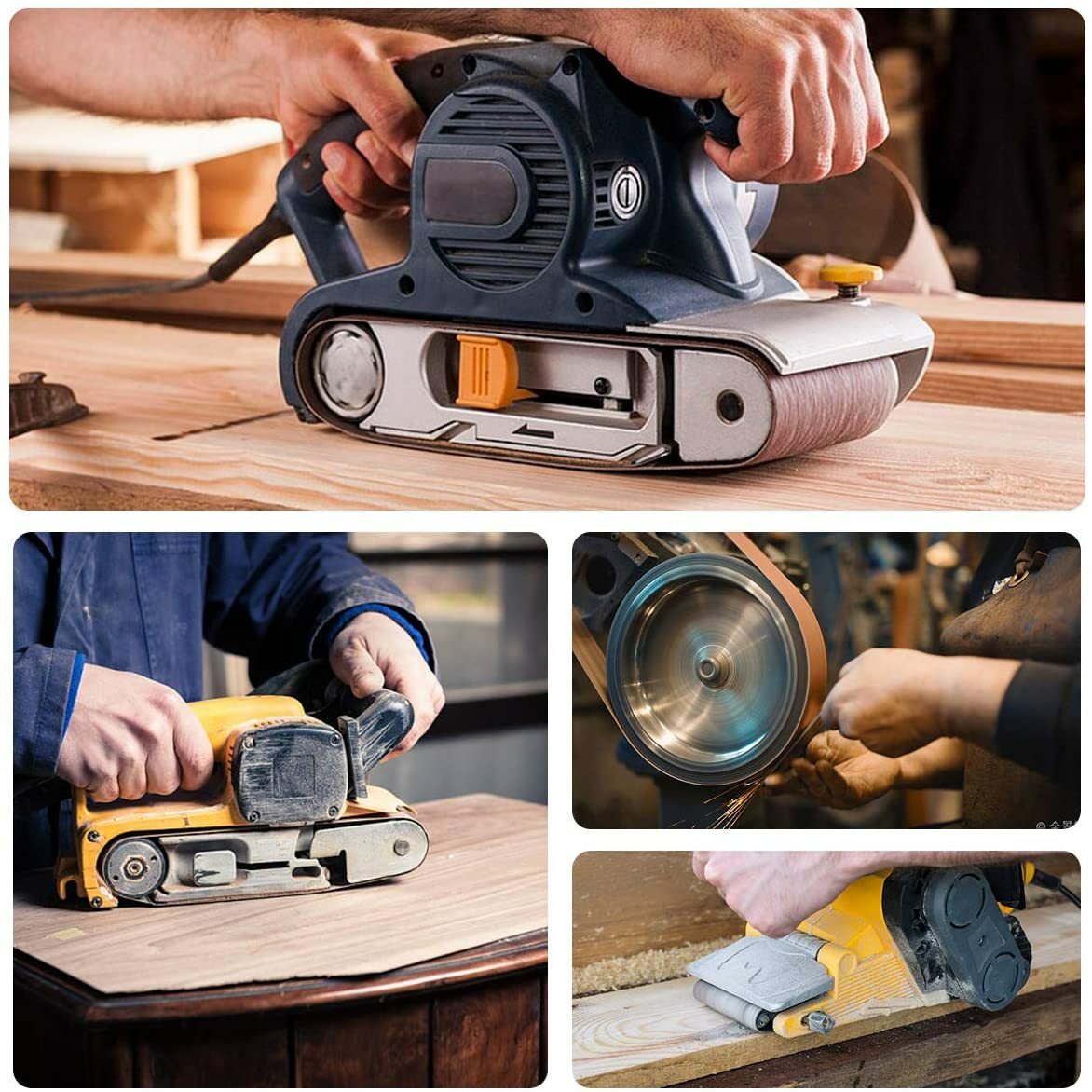 27 Pack 3 x 18 inch AO Sanding Belts 40/60/80/120/150/180/240/320/400 Sandpaper