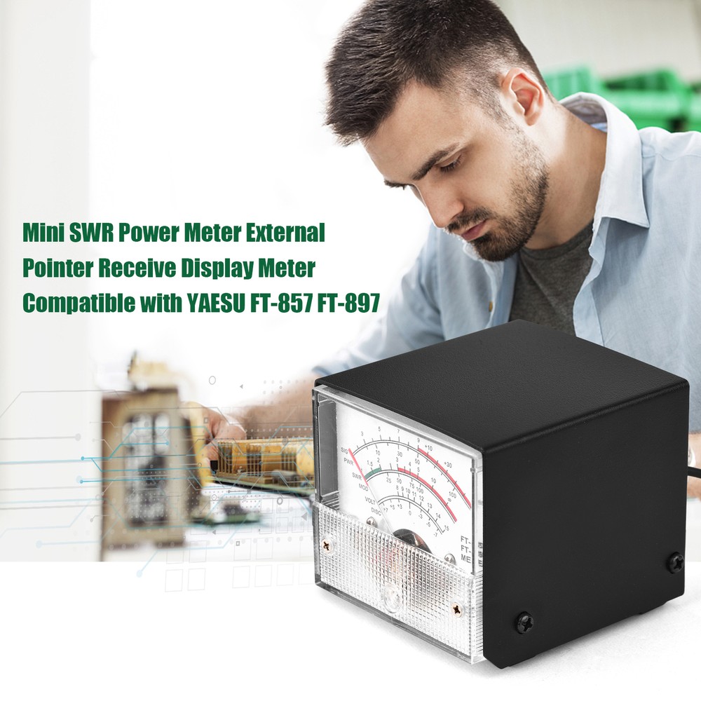 SWR Meter External Meter Pointer Wattmeter Receive Display Meter C1I5